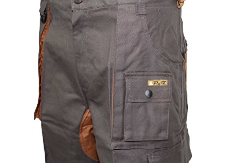 Vee and Kay Profi-Arbeitsshorts Kurze Hose Oliv/Braun by Giugiaro Design Größen 42-64 - 3