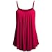 Produktbild Felicove Damen Tank, Sommer Trägershirts - Frauen lose Leibchen Oberteile - Damen einfarbig Tank Tops - Plus Size Tank Tops - 6 Farben - Geeignet für Innenräume, Familien, Partys usw.