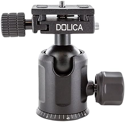 Dolica B204 Pro Level Tripod Ball Head, Black, compact