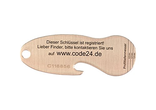 Einkaufswagenchip Edelstahl /3×1 Stück orange, grün, schwarz mit 12 Monaten Schlüsselschutz - 2