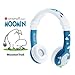 Produktbild Kinder-Kopfhörer von Onanoff. Model Explore Moomin-Sammlung: Zusammenklappbar, Transporttasche, Integriertes Mikrofon, Abnehmbares Kabel – Lautstärkebegrenzung – verstellbares Gehäuse – integrierter Kopfhörer-Splitter – sehr langlebig – hypoallergene Polsterung – für iPad, iPhone, Kindle, Computer, Tablet, Smartphone und andere Geräte – Verpackt in den USA – Moomin