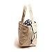 Wawoo®Simple Light Weight Packed Lunch Bags Picnic Bag Shopping Bag Canvas Tote bag Lunchbox Bag with Drawstring(white)