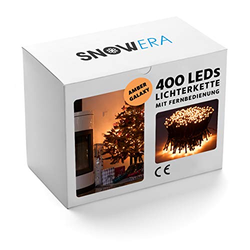 SnowEra - Catena luminosa a LED Galaxy, Ambra, 400 LEDs