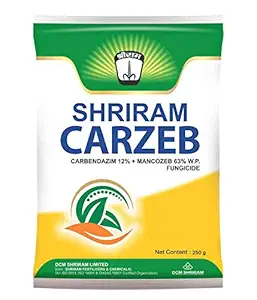Shriram Carzeb (250 g Pack) - Fungicide for Multiple Diseases in Various Fruits Vegetables and Field Crops - Pesticides