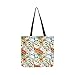 Produktbild Vektor Seamless Pattern Random Skulls Scary Canvas Tote Handtasche Schultertasche Crossbody Taschen Geldbörsen für Männer und Frauen Einkaufstasche