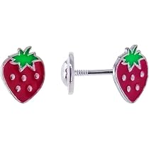Boucles D'oreilles Bébé Chat En Argent Sterling 925 - Fermoir à Vis Sécurité Pour Enfants | Cadeau Fille Ou Femme