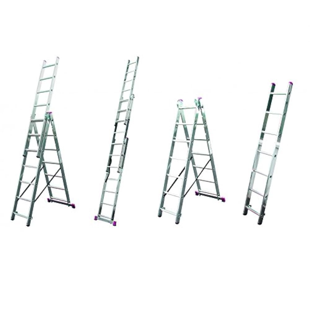 Купить 3 Секционная Алюминиевая Лестница Краузе