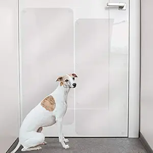 PROTECTO Door Scratch Protector ? Dog & Cat Anti Claw Guard ? 35 x 15? Heavy Duty Shield to Stop Pets from Furniture Scratching ? Big, Durable & Clear - 2pcs