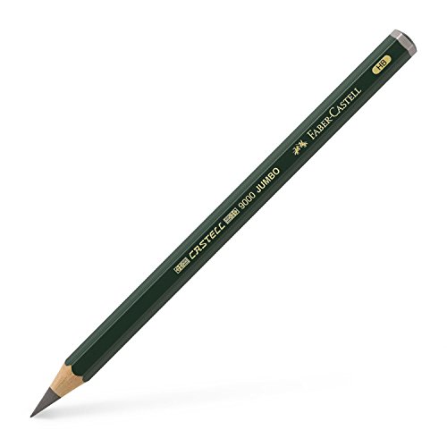 Faber-Castell 119300 - Bleistift Castell 9000 Jumbo, Härtegrad HB