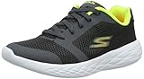 Fijación: Ate Para Arriba Skechers Go Run 600-Zeeton, Zapatillas para Niños, Gris (Charcoal/Lime Cclm), 34 EU