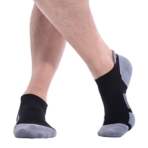 Running Socken, MEIKAN COOLMAX Laufsocken, Professionelle Sport- und Athletiksocken [1 Paar] schnell trocknend feuchtigkeitsableitend atmungsaktiv gegen Blasen Material geeignet zum Radfahren, Joggen, Rennen, Fahren, Wandern, Tennis, Marathon, Triathlon, für Herren und Damen - 3