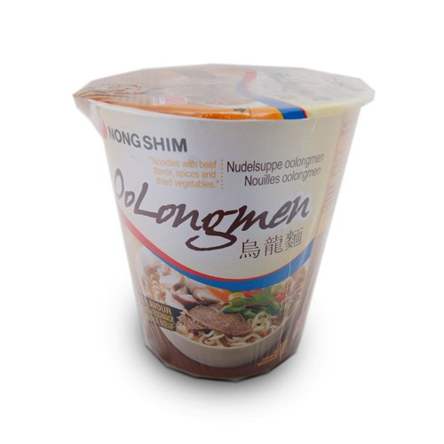 Nong Shim Oolongmen manzo Sapore Noodle Soup - 12 tazze