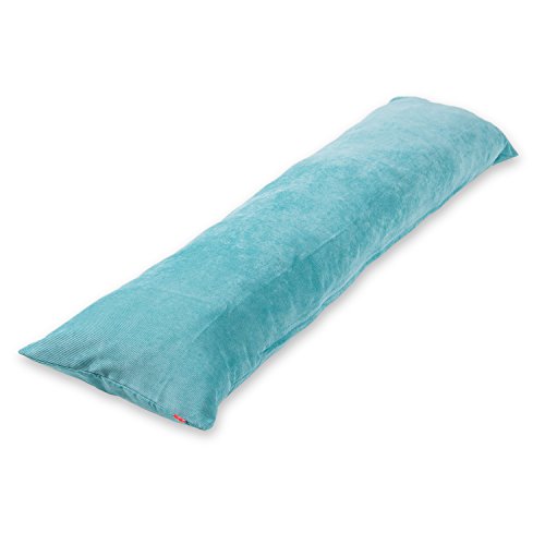 Baibu Einfach Dekorativ Sofa Kissenbezug Kissenhülle mit verdecktem Reißverschluss aus Kord in 10 modernen Farben und 6 Größen 40x145cm Türkis