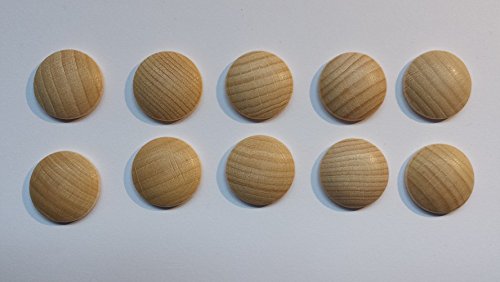 Preisvergleich Produktbild bastelkoerble® Holzplatinen gewölbt - 20 / 5,0mm - 10Stück.