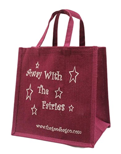 The Good Bag Company Away with the Fairies!! Jute Shopper Bag