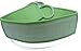 P&T Loofah,Natural Loofah Exfoliating Back Scrubber Premium Scrubber Facial Exfoliator Pad (Green)