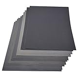 Tamaño: 230 mm x 280 mm) 230 x 280 mm mixtos granos) 2 por 800/1000/1200/1500/2000 lija en seco/mojado impermeable papel Pack de 10