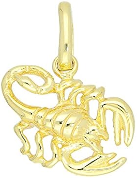 MyGold Sternzeichen Anhänger (Ohne Kette) Gelbgold 375 / 585 / 750 Gold (9 / 14 / 18 Karat) Massiv 14mm x 14mm...