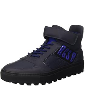 BIKKEMBERGS Herren Track-Er 766 Mid Shoe M Leather/Fabric High-Top