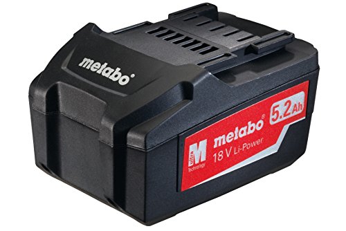 Metabo Akku-Pack, 18 V, 5,2 Ah, Li-Power, 625592000