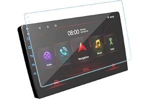 Acouto Skärmskydd i härdat glas för 9-tums Android bilnavigation, anti-reflex och fingeravtrycksfri