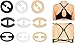 Produktbild VITA PERFETTA 12 Stück Clips accroche-Bretelles/Attache-brettelles/Cache-Bretelles BH -