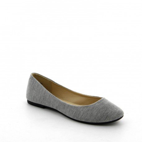 Preisvergleich Produktbild Ideal Shoes, Damen Ballerinas, Grau, 38