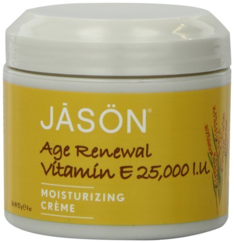 JASON Age Renewal Vitamin E Moisturizing Creme, 4 Ounce Jar by Jason Natural Cosmetics [Beauty]