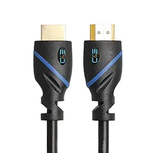 C&E CNE510415 High Speed HDMI Cable Male to Male with Ethernet (20 Feet/6.0 Meters), Supports 4K, 3D and Audio Return Black