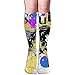 Produktbild hulili Skull Soul Design Elastic Blend Long Socks Compression Knee High Socks (50cm) For Sports