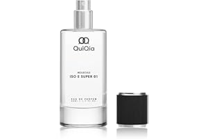 QUIQIA ISO E Super Pheromone Included Perfume Spray - For Men, Women, Unisex Fragrance - Eau De Parfum Scent - Cedarwood Velvety Sensation - Fancy Luxury Bottle 50ml
