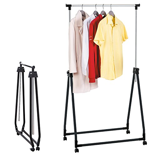 Tatkraft Halland Faltbare Kleiderständer Klappbar Stahl Verchromt Höhenverstellbar 99-167 cm - 2