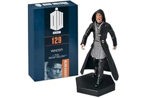 EAGLEMOSS Official Licensed Merchandise Doctor Who Figurine remontoir peinte à la main Échelle 1/21 Figurine collector #129