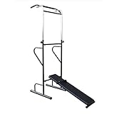 ★ Diese Power Tower ist ein Multifunktions-Home Gym für Oberkörper Workouts geeignet. Der Power Tower verfügt über eine Klimmzugstange mit abgewinkelten rutschfeste Griffe, 120 kg Gewicht Limit, gepolsterte parallel Bars (ABS und Trizeps-Übungen) faltbar, Bankdrücken Station und unwattiert Barren am unteren Rand für Classic und Trizeps Push-ups.