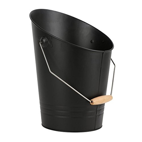 Ascheeimer 8L Metalleimer Holzeimer Kohleeimer Mülleimer Aschebehälter Dekoeimer