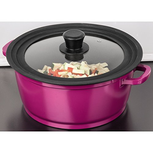 Xavax Universaldeckel (Silikonring für Töpfe und Pfannen mit 24, 26 und 28 cm Durchmessser, Dampfloch, abgestuftes Randdesign, Glas, spülmaschinengeeignet, platzsparend) - 2