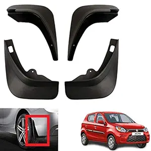 Cabix Box Type Car Mud Flap Tyre Flap for Maruti Alto 800 2019 Onwards Model