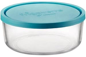 Bormioli Frigoverre Contenitore in Vetro per Alimenti, Trasparente, Diametro 12 cm