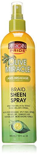 African Pride Olive Miracle Braid Sheen Spray 355 ml