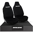 Tee AutoCare Hilux Logo - Front 4 * 4 Seat Covers - Heavy Duty & 100% Water Proof- Fits Toyota Hilux (White Logo)