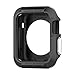 Produktbild Apple Watch Hülle, Spigen® [Rugged Armor] 42mm Silikon Schutzhülle für Apple Watch 1 & Apple Watch 2 [Schwarz] Elastisch Ultimativ Schutz vor Stürzen und Stößen - [Karbon Look] Schutzhülle für Apple Watch 1 (42mm) & Apple Watch 2 (42mm) - Black (SGP11496)