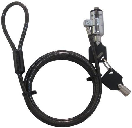 Sendt Black Notebook / Laptop Keyed Lock Security Cable