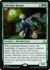 MTG - Rivals of Ixalan - Jadelight Ranger 136/196, Rare, New, Mint