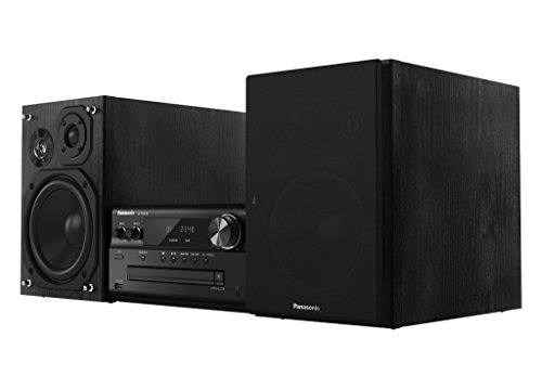 Panasonic SC-PMX84EG-K Micro HiFi System (120W RMS, Bluetooth, Radio, DAB+, USB, Stereo Cinch) schwarz