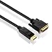 Produktbild PureInstall PI5200-050 DisplayPort auf DVI-D Kabel (DisplayPort Stecker (20pin) auf DVI-D Stecker (18+1pin)), zertifiziert, 5m, schwarz