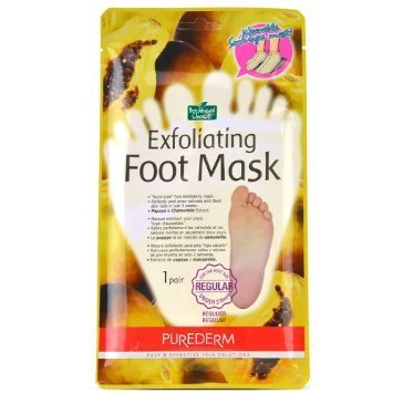 Purederm Exfoliating Foot Mask - Peels Away Calluses and Dead Skin in 2 Weeks! (1 Pack (1 Treatment), Regular) by Purederm