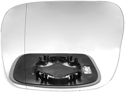Passenger left hand side Heated wing door Silver mirror glass with backing plate #W-SHY/L-VOXC9007