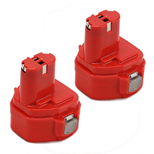2 x 12V Werkzeugakkus für Makita Akku 2,0Ah 1220 1222 192598-2 193981-6 638347-8 638347-8-2 Ni-CD