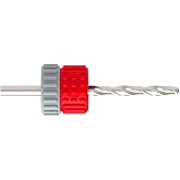 TIVOLY - Set of 3 Plastic Drilling Stops (ABS) - Adjusts Without Tools - For Drill Bits &Oslash;3 to 12 mm