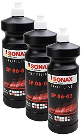 SONAX 3 x 03203000 Profiline SP 06-02 grinding paste, silicone-free, 1 litre.